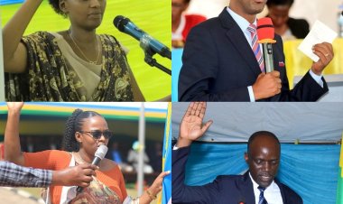 Uturere umunani mu gihugu twabonye abayobozi bashya bahabwa ikaze mu ntebe z’abayobozi b’uturere [AMAFOTO]