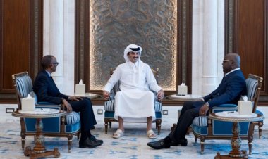 Emir wa Qatar yahuje Perezida Kagame na mugenzi wa RDC Felix Tshisekedi