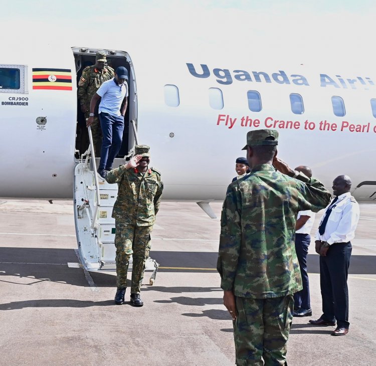 Uganda’s Army Chief, Gen Muhoozi Kainerugaba, Arrives in Rwanda for Official Visit