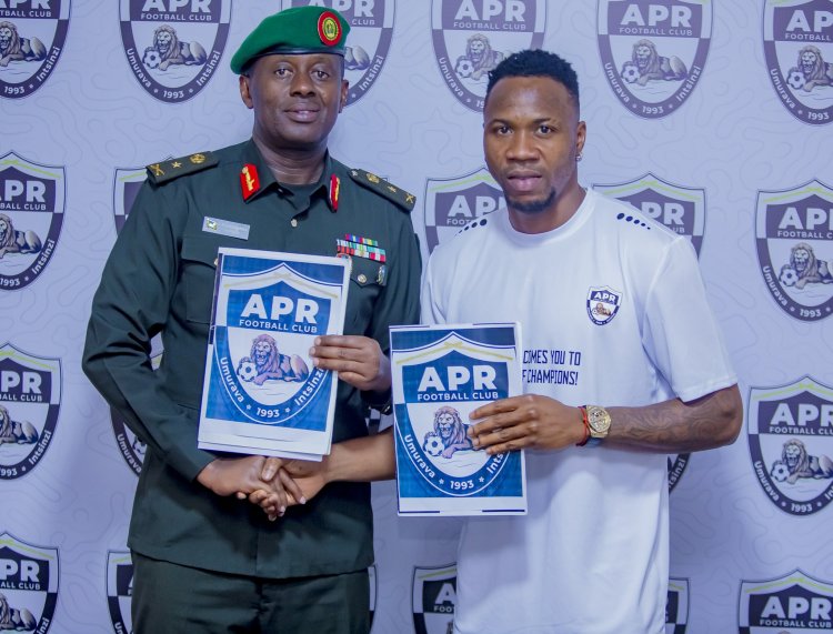 APR secure signature of Ivorian forward Togui Mel 