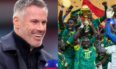 Jamie Carragher yahaye urw'amenyo komedi ya CAF na Maroc ku kwambura Senegal igikombe