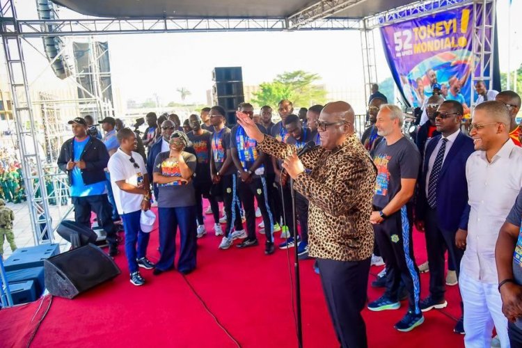 Perezida Tshisekedi yahembye buri mukinnyi w'ikipe y'igihugu inzu n'imodoka