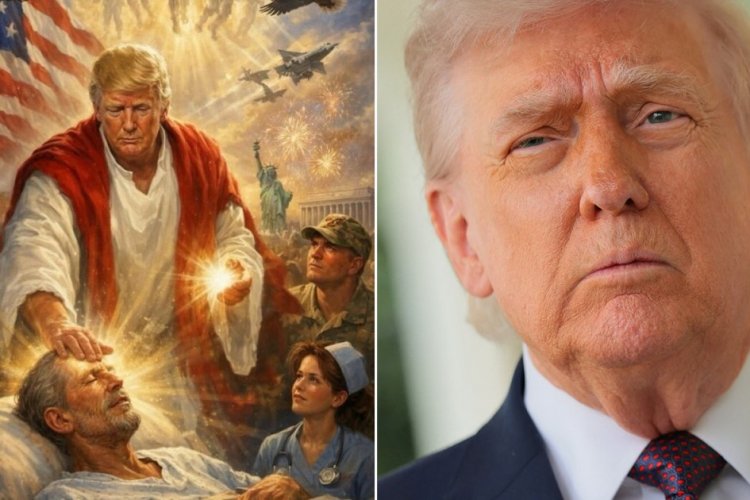 Trump yamaganiwe kure ahita asiba ubutumwa bumugaragaza nk'umuntu usa na Yezu/Yesu