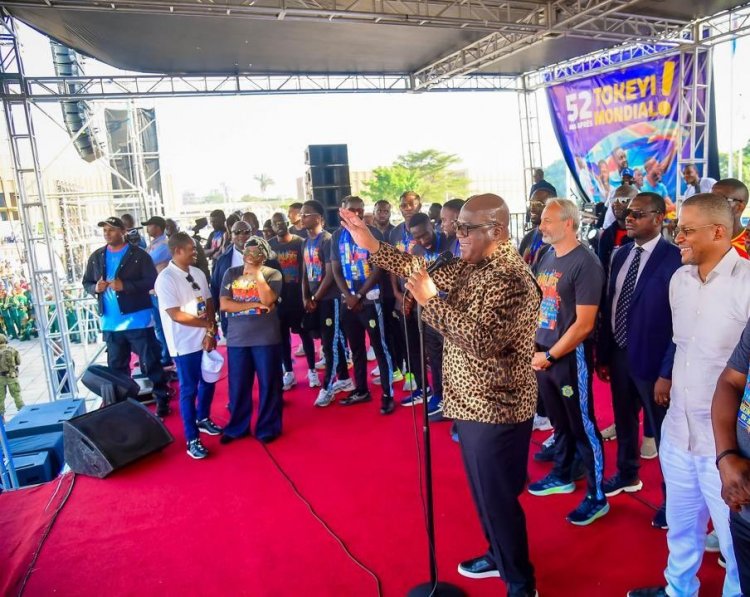 Perezida Tshisekedi yahembye buri mukinnyi w'ikipe y'igihugu inzu n'imodoka